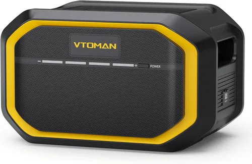 Vista 9 de VTOMAN Jump 600X Batería extra 640Wh para Jump 600X Estación de energía portátil, LiFePO4 (LFP) Batería de expansión de reserva con protección BMS