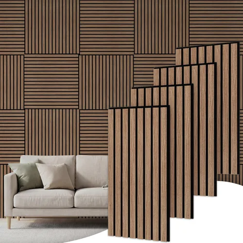 Vista 9 de TONOR Paneles de pared de madera para decoración de paredes interiores, paquete de 2 unidades de 47.2 x 23.6 pulgadas