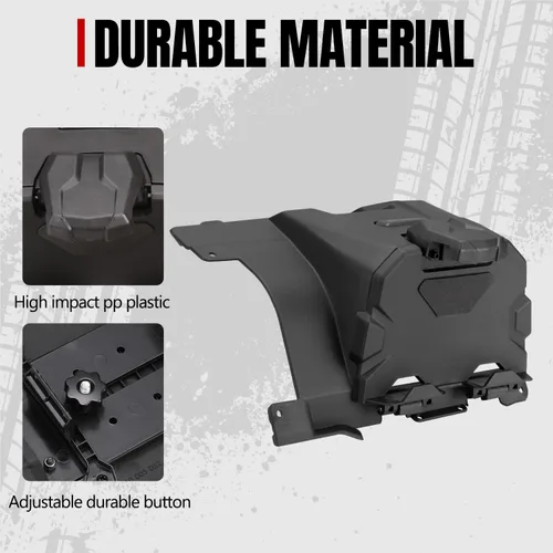 Vista 3 de A & UTV PRO Soporte para tableta para 2016-2024 Can Am Defender HD5 HD8 HD10, soporte de teléfono para dispositivo electrónico con caja