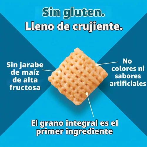 Vista 5 de Rice Chex - Cereal de desayuno sin gluten, ingrediente casero Chex Mix, tamaño familiar, 18 onzas
