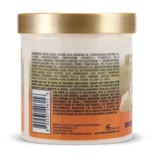 Vista 3 de African Pride Manteca de karité Miracle Bouncy Curls Pudín de 15 onzas (15.0 fl oz) (paquete de 6)
