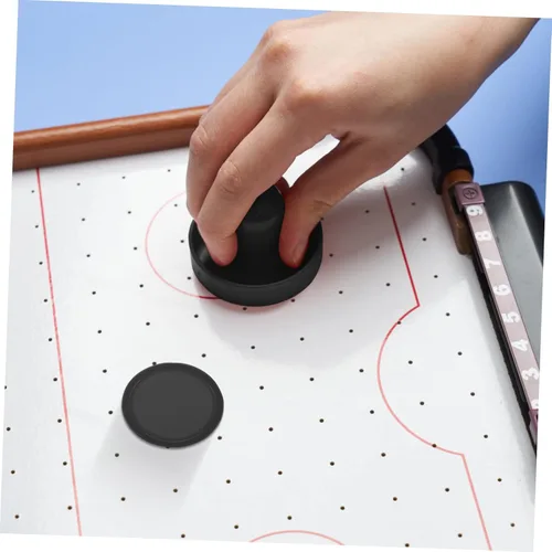 Vista 8 de 1 Unidades de Air Hockey Pucks Kit de repuesto para mesas de juego, asas de meta, paletas, huelguistas, accesorios de hockey aéreo