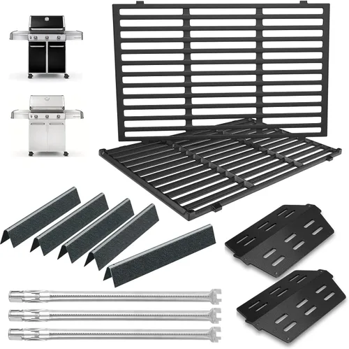 Vista 10 de Kit de Piezas de Parrilla para Weber Genesis 300 310 330 Piezas de Parrilla para Weber Genesis E330 E310 S310 S330 EP330 EP310 S320 E320 Piezas