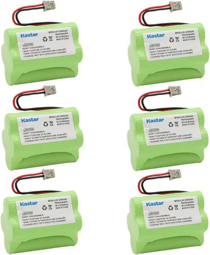 Vista 5 de Kastar Paquete de 1 batería de repuesto de Ni-CD de 4.8 V 2200 mAh para Uniden Bearcat Sportcat BBTY0356001, BP-120, BP120, BP-150, BP-180, BP180