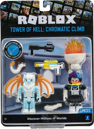 Vista 2 de Roblox Colección de acción - Tower of Hell: Chromatic Climb Game Pack [Incluye artículo virtual exclusivo]
