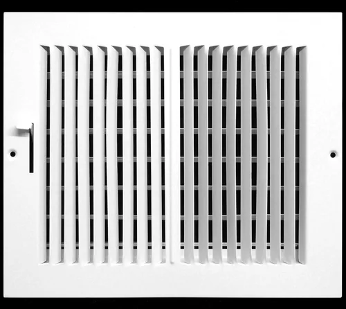 Vista 38 de HVAC Premium Rejilla de Suministro de Aire de 1 Vía de 10'' X 6'' - Tapa de Ventilación y Difusor - Cara Plana Estampada - Blanco