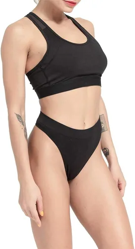 Vista 2 de GRANKEE Bragas sin costuras transpirables para mujer no transparentes 3-6