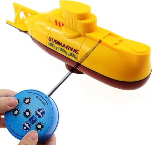 Vista 7 de Tipmant Mini RC Submarino Juguetes de Control Remoto Barco Eléctrico Natación Buceo Tanque de peces Tubo de agua Niños Regalos de cumpleaños (azul)