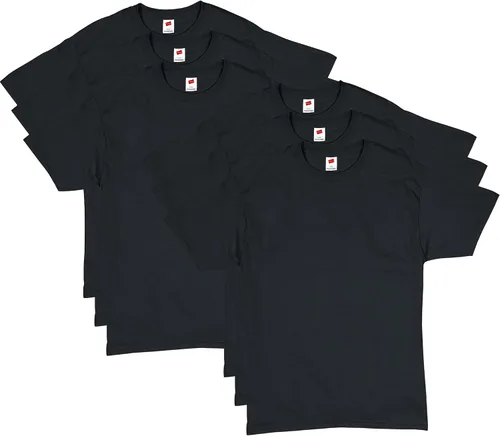 Vista 11 de Hanes Men's Short Sleeve T-Shirt Pack, Big & Tall, Crewneck Cotton T-Shirts for Men, Value Packs