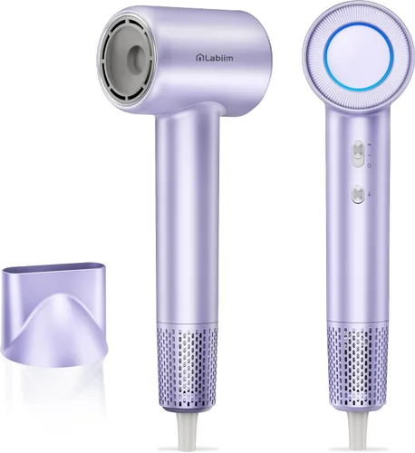 Vista 12 de Labiim Secador de pelo, secador iónico de alta velocidad con motor sin escobillas de 110,000 RPM para secado rápido, frizz de iones de 656.2 ft
