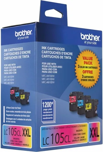 Vista 7 de Brother Impresora LC1053PKS Tinta, Cian, Magenta, Amarillo