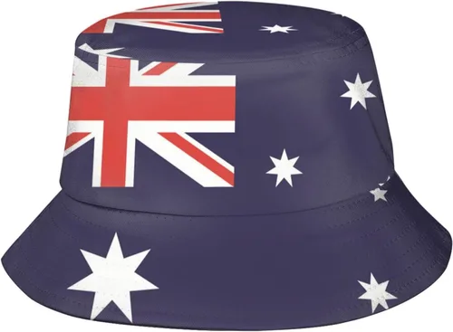 Vista 25 de KiuLoam Sombreros de pescador unisex con bandera, sombreros de pescador plegables para exteriores, verano, viajes, senderismo, playa, gorras