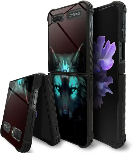 Vista 33 de CARLOCA Funda compatible con Samsung Galaxy S23 Plus, diseño gráfico de identidad negro espiritual lobo, a prueba de golpes, antiarañazos