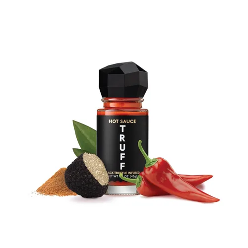 Vista 12 de TRUFF - Salsa picante gourmet con chiles maduros, trufa negra, néctar de agave orgánico, una experiencia de sabor ultra única en una botella de 6