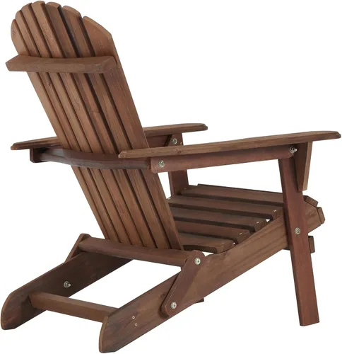 Vista 7 de Folding Adirondack Chairs Set of 2, Solid Cedar Wood Patio Lounge Chair, Wooden Outdoor Adirondack Chairs for Backyard, Deck, Lawn, Poolside