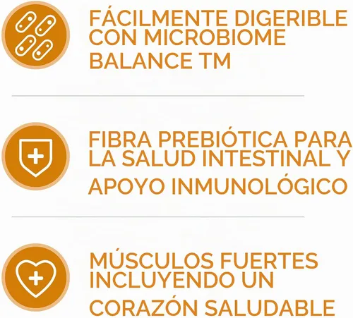 Vista 5 de Purina ONE SmartBlend - Alimento seco natural para perros adultos Alimento para perros con alto contenido de proteínas con equilibrio microbiómico