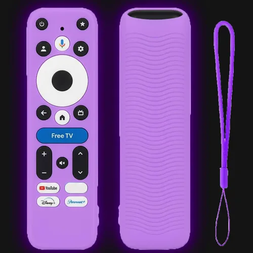 Vista 9 de Funda para control remoto Onn 4K Pro, TOKERSE Cover compatible con Onn Google TV 4K Plus/Pro Streaming Device Control remoto antideslizante a prueba