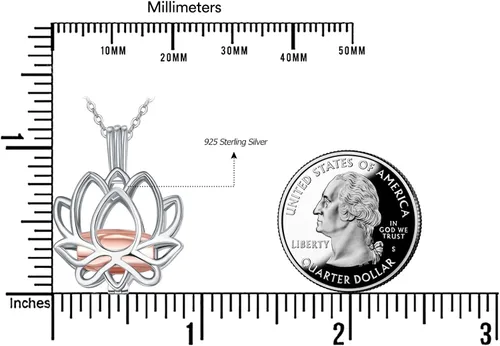 Vista 7 de KINGWHYTE Collar de urna de plata de ley S925 para Ashe para mujer joyería de cremación para regalos conmemorativos de Ashe