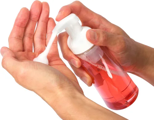 Vista 5 de JUVITUS Paquete de 6 botellas de plástico transparente de 8.5 fl oz / 8.3 oz