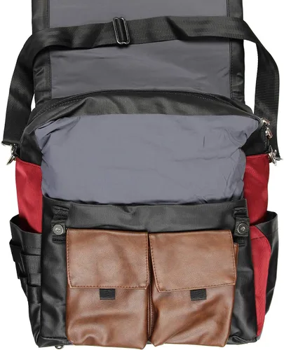 Vista 2 de Backpack Marvel Deadpool - Bolso bandolera convertible inspirado en el disfraz, Multi