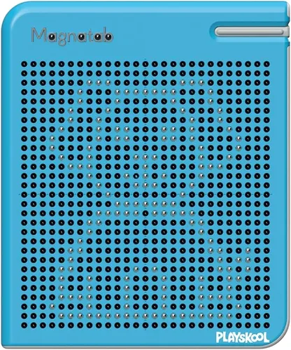 Vista 8 de Playskool Magnatab — Letras mayúsculas de la A a la Z — Tablero magnético de trazado de letras para niños pequeños y dibujo sensorial