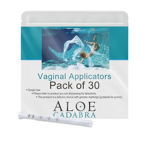 Vista 4 de Aloe Cadabra Aplicadores vaginales desechables, paquete de 15