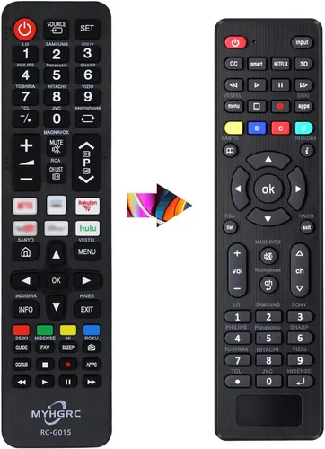 Vista 9 de Mando a distancia de repuesto universal para televisor Hisense, compatible con todos los televisores inteligentes Hisense 4K UHD Android, sin