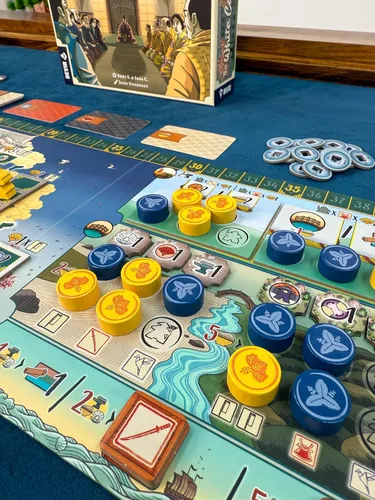 Vista 6 de Devir - The White Castle: Duel, juego de mesa de estrategia independiente para 2 jugadores, nueva mecánica en el universo del castillo blanco El