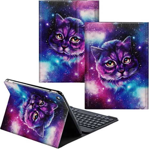 Vista 39 de Para Samsung Galaxy Tab S6 Lite Funda 2022/2020 Teclado Inalámbrico Desmontable Y Cubierta De Soporte De Cuero PU Funda Protectora Para Samsung