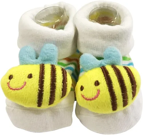 Vista 3 de Bowbear Adorables calcetines antideslizantes para bebé, 6 pares