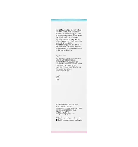 Vista 6 de Geek & Gorgeous - aPAD - Suero calmante de ácido azelaico, contra el enrojecimiento, para todo tipo de pieles y también para pieles sensibles, 1 oz