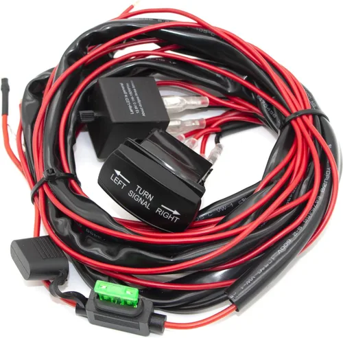 Vista 2 de Interruptor basculante universal ATV UTV, intermitente, kit legal de calle, intermitente, luz intermitente, arnés de cables para Polaris RZR Ranger
