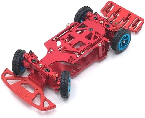 Vista 3 de Parachoques trasero de actualización de metal para WLtoys 1/28284131 K969 K979 K989 K999 P929 P939 RC01 Mini-Q Mini-Z Q8 Q9 RC piezas de coche