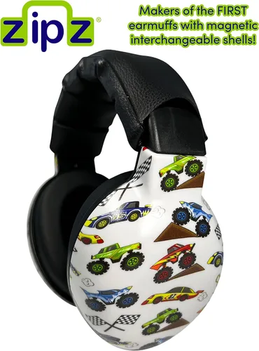 Vista 7 de ZIPZ EarVolution Baby & Toddler Earmuffs for Noise Protection, 0-4 Years USA brand; ANSI-certified, audiologist-recommended hearing protection; fun