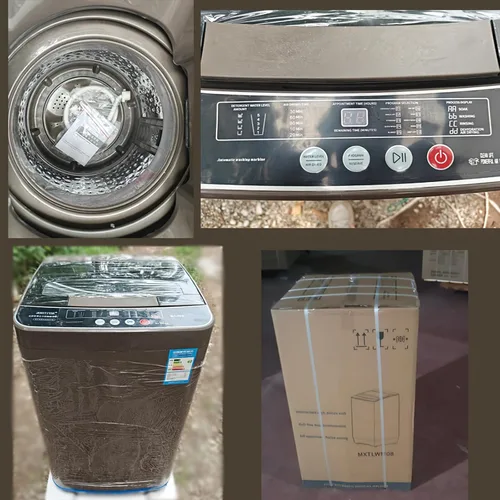 Vista 9 de 18 libras de lavado y secado integrado de gran capacidad lavadora totalmente automática, la opción ideal para apartamentos y dormitorios