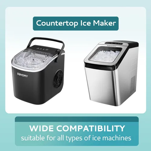 Vista 6 de EUHOMY Limpiador y descalcificador para máquina de hielo 4 usos y empaquetado individualmente Limpiador de máquina de hielo con polvo