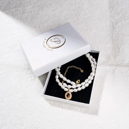 Vista 7 de 2023 New 925 Sterling Silver Dainty Freshwater Cultured Pearl Choker Necklace White Genuine Real Pearl Charm Necklaces Jewelry Gifts for Her