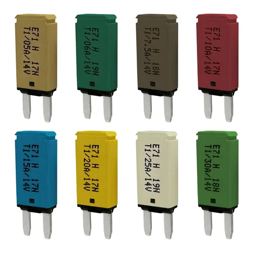 Vista 23 de Mini ATM Auto Reinicio 5 Amperios Disyuntor de Circuito Fusible para Protección de Batería de Audio Automotriz Marina RV Coche Camión (T1) Reinicio