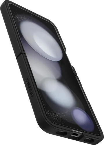 Vista 2 de OtterBox - Carcasa delgada para Galaxy Z Flip5 de la serie Flex - Negro Ultra-Slim Phone Case for Samsung Galaxy Flip Phones, Protective Hard Case