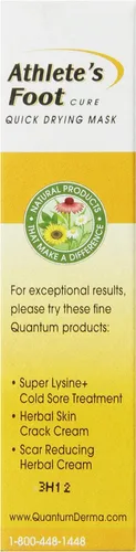 Vista 4 de Quantum Derma, cura del pie de atleta, 0.74 oz