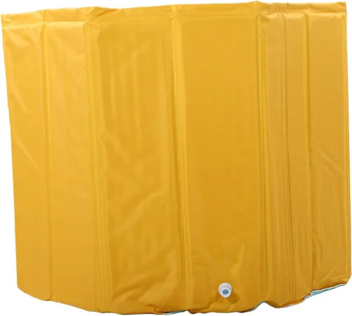 Vista 7 de Bañera inflable para adultos, plegable, 31.50 pulgadas de diámetro Amarillo
