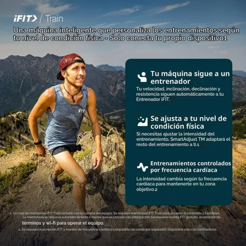 Vista 8 de Proform Cintas de correr de carbono: cintas de correr para caminar y correr con ventilador integrado y diseño de ahorro de espacio Foldable