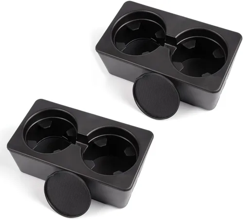 Vista 11 de PIT66 Soporte para taza de consola central, compatible con Dodge Ram 1500 2500 3500 2003-2012 negro mate 6L3Z-18264A01-B