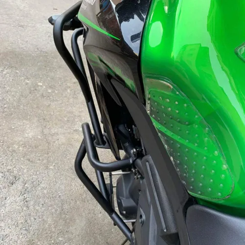 Vista 4 de Jaula de acero para motocicleta, barra de choque, protector de motor, protector de parachoques para Ka-wasaki Versys 650 Versys650 KLE650 KLE 650 15