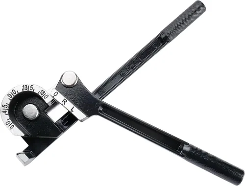 Vista 7 de Dobladora de tubos, dobladora de tubos Dobladora de línea de freno de 180 grados para tubos de 1/4", 5/16" y 3/8", dobladora manual 3 en 1