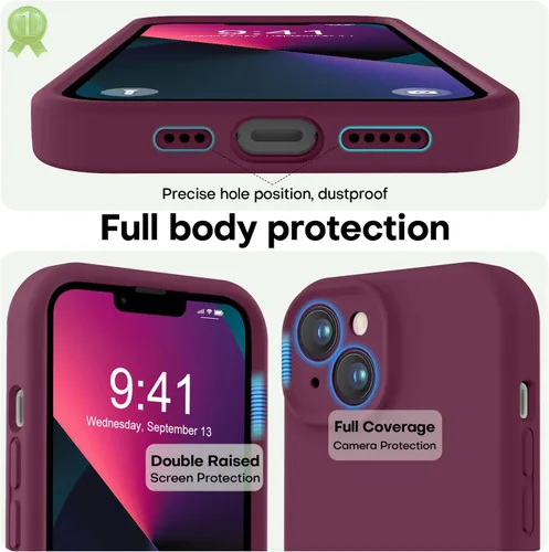 Vista 325 de LOVE 3000 Diseñada para Funda iPhone Air, Silicona Premium [Compatible con Magsafe][Forro de Microfibra Suave Anti-Rayones] Funda Protectora