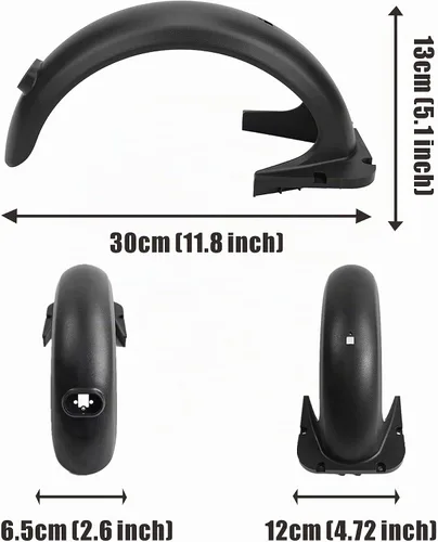 Vista 2 de Guardabarros trasero para scooter eléctrico, compatible con MAX G30, accesorio de pieza de repuesto para scooter eléctrico