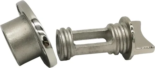 Vista 4 de Tapón de drenaje de barco de 1 pulgada de acero inoxidable ovalado marino 316 para junta tórica de garboard 3/4" Kit de tapón de drenaje de barco