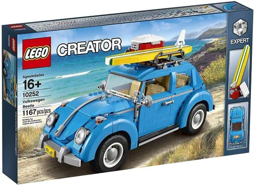 Vista 3 de Set de Construcción LEGO Creator Expert Volkswagen Beetle 10252 (1167 Piezas)