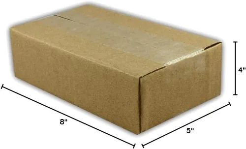 Vista 6 de EcoSwift 30 cajas de embalaje de la cartulina acanalada 8x5x4 que envían por correo los cartones móviles de la caja de envío